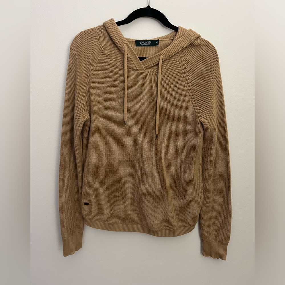 Ralph Lauren Tan Knit Hoodie